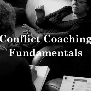 Conflict coaching fundamentals