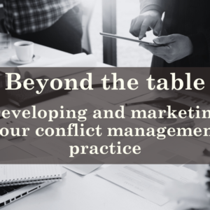 [COURSE] Beyond the table