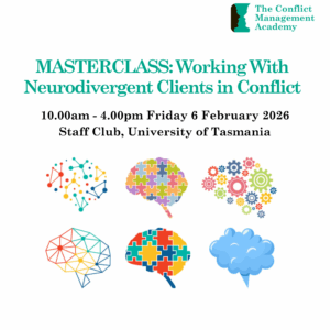 Masterclass Working with Neurodivergent Clients in Conflict 6 February 2026